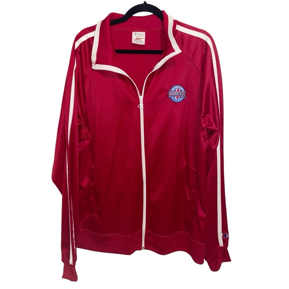 Walt Disney World Marathon 2006 Track Jacket Mens XXL Champion Fieldhouse Red
